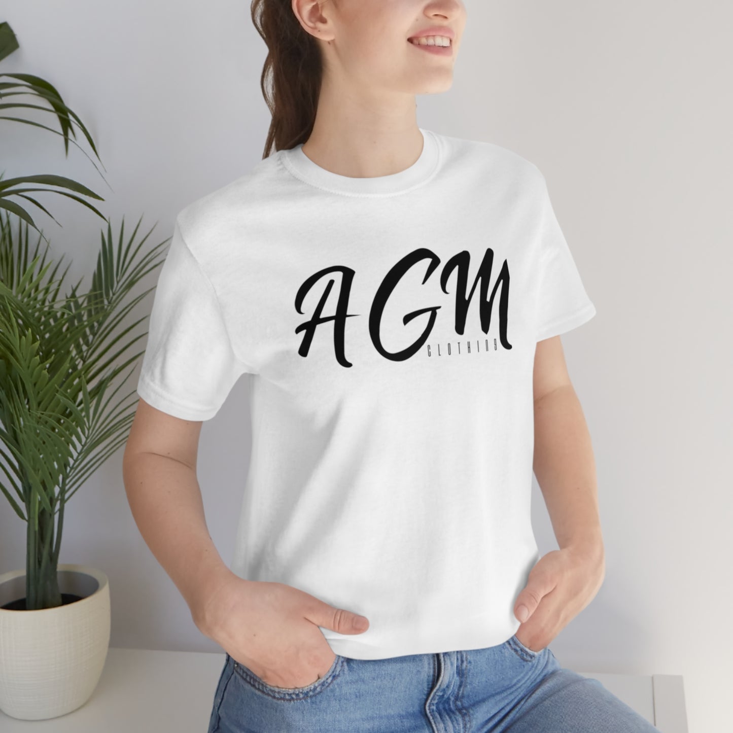Unisex Jersey Short Sleeve screen printed AGM Clothing Tee